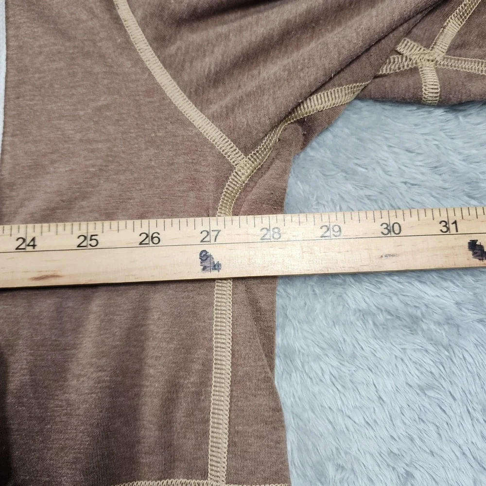 Alaskan Hardgear‎ Pullover Mens 3XL Brown 1/4 Zip Fishing Mesh Lined Outdoor